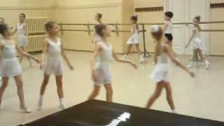 very first steps in Academy of Russian Ballet (preparatory class)