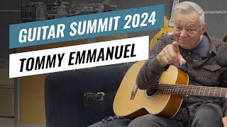 Guitar Summit 2024: Tommy Emmanuel about his decision whether to play with a pick or his fingers