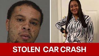 Man steals car with woman in backseat, kills her in high-speed crash: Dallas police