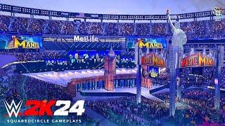 Wrestlemania 29 Modded Arena w/ Entrances Ft. Brock Lesnar & More | Epic WWE 2K24 PC Mods