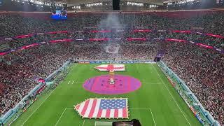 England vs USA - Pregame ceremony - Qatar World Cup 2022 - 25 November 2022