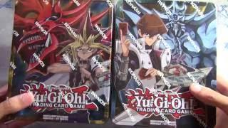 Yugioh 2016 Mega-Tin Yugi & Slifer and Kaiba & Obelisk Opening!!!