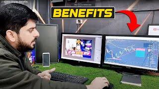 2 Screen Display Benefits | New Trading Setup #gnflearning