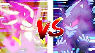 Darkspine Sonic vs Mephiles (Sprite Animation)