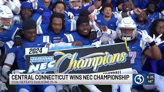 Central Connecticut Football wins NEC title