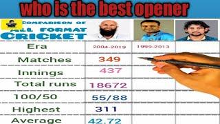 who is the best opener||hashim amla vs virendra sehwag vs tillakaratne dilshan||cricket compare