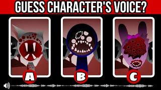 Guess The TRYPOPHOBIA Incredibox Sprunki Characters by their VOICE!? | Wenda, Pinki, Jevin