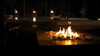 Chill, Luxury, Night Poolside Ambience- Soothing Water Sounds and Relaxing Music