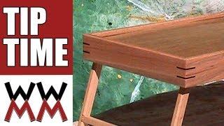 Simple woodworking corner spline jig