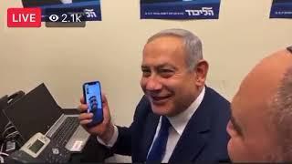 Netanyahu makes bizarre video call to Saudi blogger during primary campaign