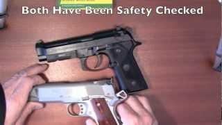 Beretta 92FS Vertec vs.  Beretta 92 FS / M9   9mm