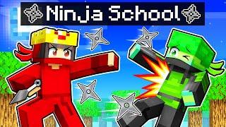Going To NINJA SCHOOL In Minecraft!