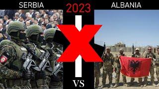 Serbia vs Albania Military Power Comparison 2023 | Xversus Military