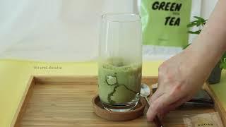 Green Tea Pearls Latte | BOBOBABA DIY Instant Bubble Tea Kit