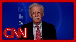 John Bolton reacts to news of Trump officials texting war plans to reporter