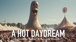 “A HOT DAYDREAM” | AI-generated music video | Runway Gen-2&3 , Kaiber ,