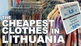 The Cheapest Clothing in Lithuania