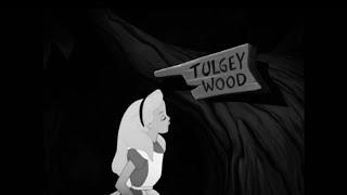 Alice in Wonderland (1951) Lost in Tulgey Wood  BLACK AND WHITE EDITION