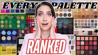 RANKING EVERY PALETTE I'VE TRIED SO FAR THIS YEAR FROM WORST TO BEST! (almost 50!!)