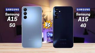 Samsung A15 5G vs Samsung A15 4G Full Comparison