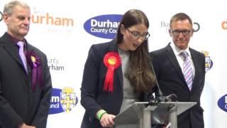 Durham North West - General Election Declaration