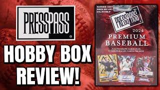 $150 FOR 5 AUTOS!! | 2024 Leaf Press Pass Baseball Hobby Box Review