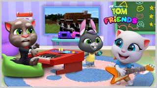 Говорящий Кот и Друзья Том играет на Пианино новое обновление Игровой Мульт