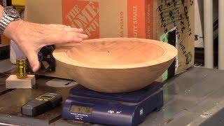 Drying a cherry bowl blank in my cheap homemade drying box