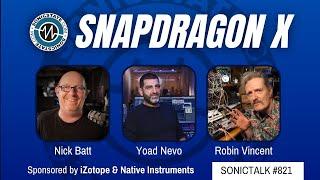 Sonic TALK 821 LIVE - Atomika, Snapdragon X,  Plugmon Skins, Tascam