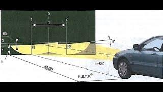 КАК РЕГУЛИРОВАТЬ ФАРЫ Ближний свет Мазда 626 кронус