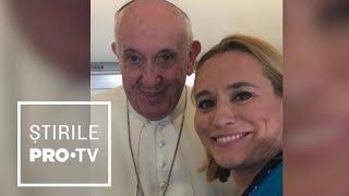 Gestul făcut de Papa Francisc pentru Andreea Esca. “A fost un lucru minunat”