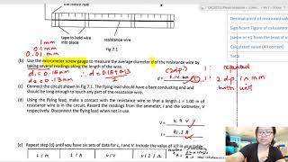 Q1a Tables, Decimals, and Sig Figs | AS Lab Practical Paper 3 | Cambridge A Level Physics