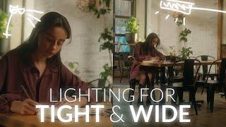Lighting for Wide & Tight Shots | Flex Lights Are My New Favorite