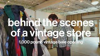 Opening a 1,000-Pound Vintage Clothing Bale