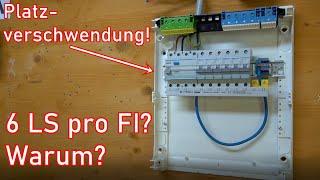 Maximal 6 LS-Schalter pro RCD - Nur eine Empfehlung! ElektroM