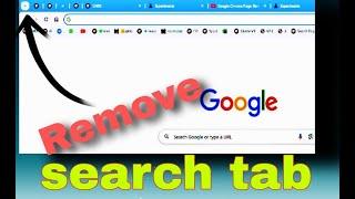 Google Chrome Flags: Remove Search Tabs Arrow Button from Left Corner or Disable Search Icon (Hindi)