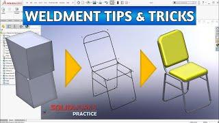 Solidworks Weldment tutorial tips & tricks