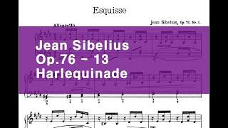 Jean Sibelius 13 Pieces, Op.76 13. Harlequinade ㅣ 시벨리우스 피아노 소품곡 13번