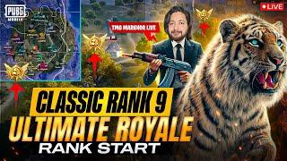 ULIMATE ROYALE RANK START | CONQUEROR CHALLENGE | TMG MARKHOR | PUBG Live Stream