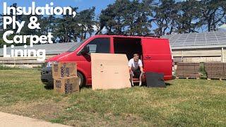 VW T5 'Restoration' Ep.4 How To Insulation, Ply & Carpet Lining Transporter