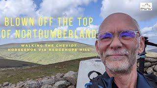 Walking The Cheviot horseshoe route via Hedgehope Hill