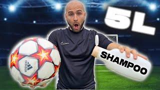 5 LITRI di SAPONE sul PALLONE da CALCIO! - Test Soccer i2Bomber