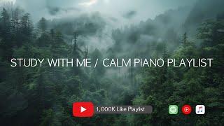 Study With me | Forest Background, Calm Piano Playlist, New age Style, Deep Focus, Work Music