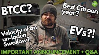 An Important Announcement, and YOUR QUESTIONS answered!