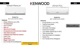 Kenwood 1238 & 1838 Esmart Inverter AC has been replaced by Kenwood eSmart Platinum Inverter AC