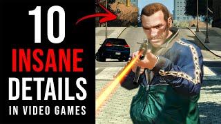 10 INSANE Details in Video Games