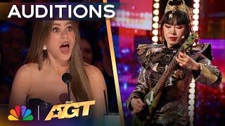 Nini SHREDS On Chinese Instruments! | Auditions | AGT 2024