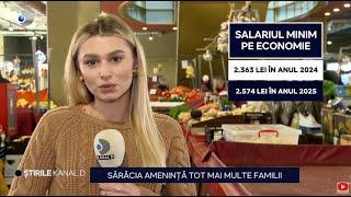 Stirile Kanal D - Saracia ameninta tot mai multe familii | Editie de seara