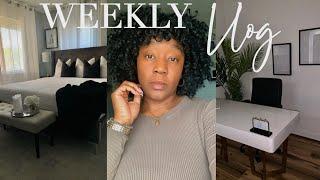 WEEKLY VLOG! BEDROOM MAKEOVER | DECORATE WITH ME | NEW HOME DECOR | OFFICE DECORATING|CLEANING +more