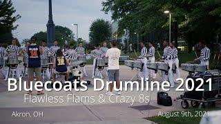 Bluecoats 2021 Drumline | Flawless Flams & Crazy 8s